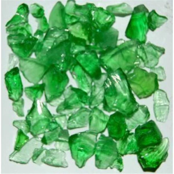American Specialty Glass Recycled Chunky Glass, Light Green - Size 1 - 0.13-0.25 in. - 3 lbs TLTGREE1-3 - main